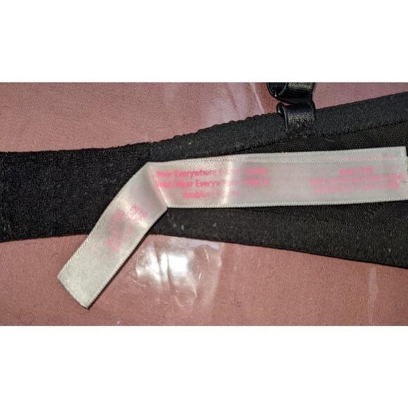 PINK Victoria's Secret Wear Everywhere T-Shirt Bra 34DD Black - Picture 7 of 7